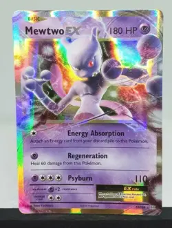 Mewtwo EX 52/108 XY Evolutions Holo Ultra Rare Pokemon Card NM - FREE SHIPPING - Image 1