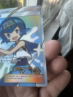 Pokemon Card - Lana Ultra Prism 150/156 Ultra Rare Sun & Moon SM Full Art Holo - Image 3