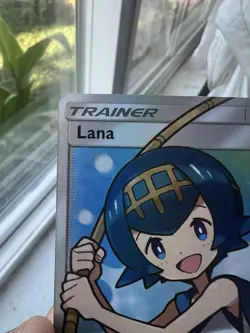 Pokemon Card - Lana Ultra Prism 150/156 Ultra Rare Sun & Moon SM Full Art Holo - Image 4