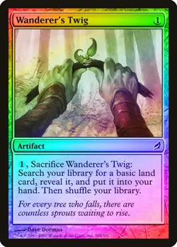 Wanderer's Twig FOIL Lorwyn PLD Artifact Common MAGIC GATHERING CARD ABUGames - Image 1