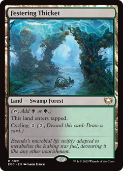Festering Thicket Edge of Eternities Commander NM Land Rare MAGIC CARD ABUGames - Image 1