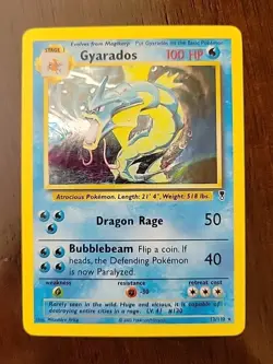 LP! Gyarados 12/110 Legendary Collection Holo Rare Pokemon Card - Image 1
