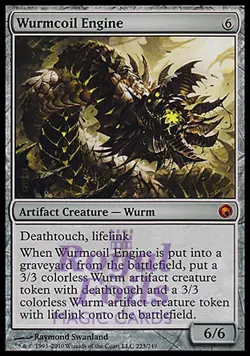 Wurmcoil Engine 1x FOIL SOM MTG Scars of Mirrodin Mythic NM+ artifact - Image 1
