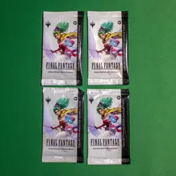 x4 MTG: Final Fantasy Collector Booster SAMPLE Packs - Unopened - Image 1