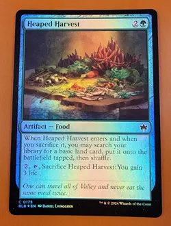 1x Heaped Harvest | FOIL | Bloomburrow | MTG Magic Cards - Image 1
