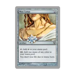 WOTC MtG Unhinged Mox Lotus (R) NM - Image 1