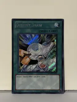 Destiny Draw Secret Rare RYMP-EN037 NM Yugioh Fast Ship - Image 1