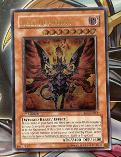 YuGiOh Dark Nephthys PTDN-EN018 Ultimate Rare 1st Edition - Image 1