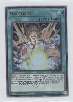Doctor D 1st Ed. YuGiOh Brothers of Legend #BROL-EN010 - Image 1