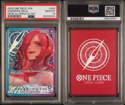 PSA10 Vinsmoke Reiju L Leader Parallel OP06-042 One Piece Card Japanese - Image 1