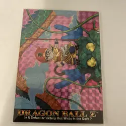 1999 Dragon Ball Z Foil Card #10 Gohan & Shenron - Gold Foil NM FUNimation Promo - Image 2