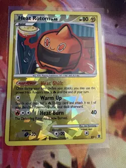 Pokemon Card - Heat Rotom Rising Rivals RT3 Reverse Holo - Image 1
