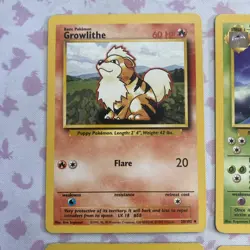Pokemon TCG 4 Card Lot Growlithe, Golbat, Jigglypuff, Kangaskhan - Image 2