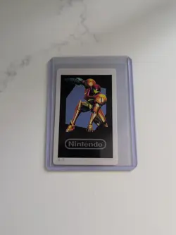 Samus Aran Super Mario TCG Card Anime Rare Vintage Japanese Nintendo F/S - Image 1