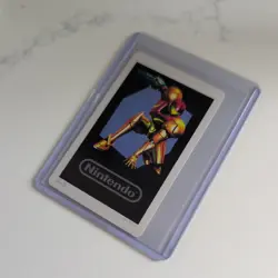Samus Aran Super Mario TCG Card Anime Rare Vintage Japanese Nintendo F/S - Image 3