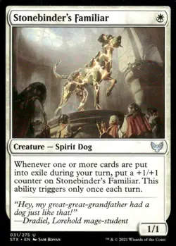 Stonebinder's Familiar 031/275 Strixhaven MTG Magic the Gathering card - Image 1