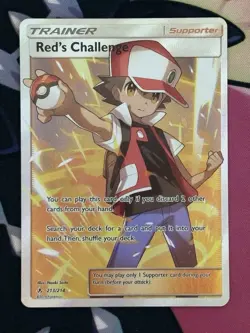 Pokemon TCG Red’s Challenge 213/214 SM Unbroken Bonds Full Art Card - Image 2