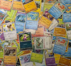 500 Pokemon Card Lot - Commons & Uncommons - Bulk TCG Collection - Image 1