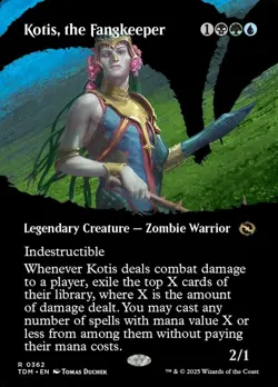 92 Kotis, the Fangkeeper- Tarkir Dragonstorm Borderless Regular MTG-NM - Image 1