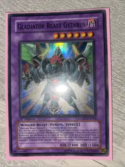 Gladiator Beast Gyzarus 1st Edition LODT-EN044 Yu-Gi-Oh! Card Holo Mint - Image 1