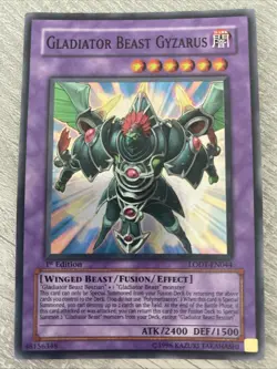 Gladiator Beast Gyzarus 1st Edition LODT-EN044 Yu-Gi-Oh! Card Holo Excellent - Image 2
