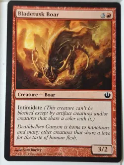 Bladetusk Boar - Journey into Nyx - Magic the Gathering MTG Nice! - Image 1