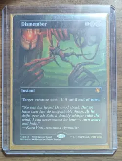 MTG Dismember Borderless Foil from Special Guests NM - Image 2