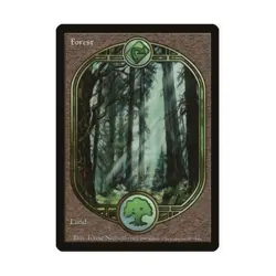 WOTC MtG Unglued Forest (C) EX - Image 1