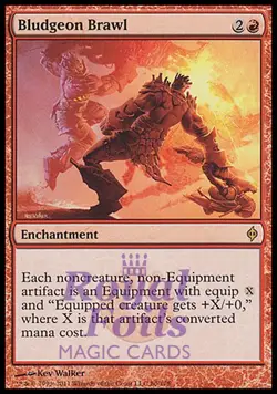 Bludgeon Brawl 1x FOIL NPH MTG New Phyrexia Rare MINT red - Image 1
