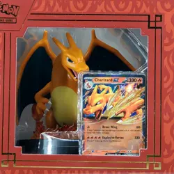 Charizard ex Super Premium Collection POKEMON TCG 10 Booster Packs ACRYLIC CASE - Image 4