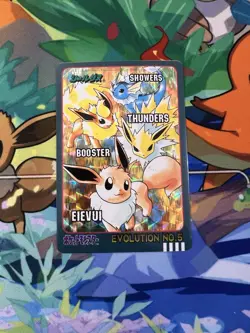 Eeveelutions Prism Evolution No.5, 1998 Pokemon Sealdass, Near Mint - Image 1