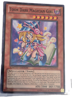2004 YUGIOH JUMP-EN010 TOON DARK MAGICIAN GIRL ULTRA P 10 GEM MINT - Image 1