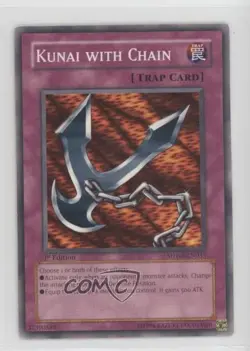 Kunai with Chain 1st Ed. YuGiOh Warriors' Strike Structure Deck #SDWS-EN033 2009 - Image 1