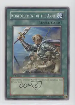 Reinforcement of the Army 1st Ed. YuGiOh Warriors' Strike Structure Deck 2009 - Image 1
