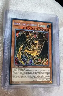 Hamon, Lord Of Striking Thunder Ultra Rare 1st Edition MP Yugioh Card - Image 1
