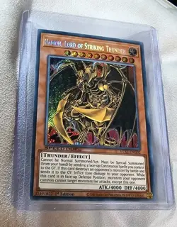 Hamon, Lord Of Striking Thunder Ultra Rare 1st Edition MP Yugioh Card - Image 2
