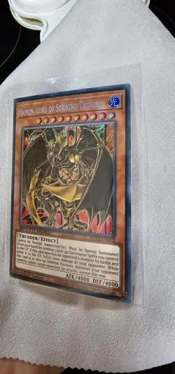 Hamon, Lord Of Striking Thunder Ultra Rare 1st Edition MP Yugioh Card - Image 3