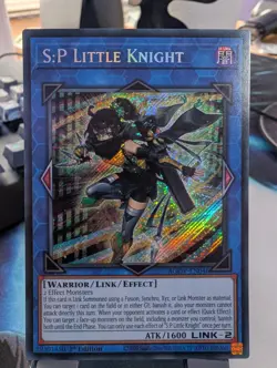 YuGiOh! S:P Little Knight AGOV-EN046 Secret Rare 1st Ed - Image 1