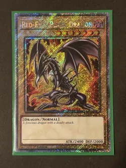 Red-Eyes Black Dragon (7th Art) (Platinum Secret Rare) RA04-EN109 Yugioh NM - Image 1