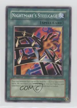 Nightmare's Steelcage 1st Ed. YuGiOh Warriors' Strike Structure Deck #SDWS-EN022 - Image 1