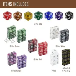 130PCS MTG Keyword Counters Tokens & MTG Life Counter Dice Set for Magic Card - Image 3