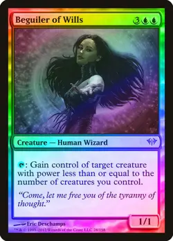 Beguiler of Wills FOIL Dark Ascension NM Blue Mythic Rare MAGIC CARD ABUGames - Image 1