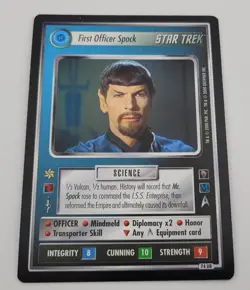 2000 Star Trek CCG 1E Mirror, Mirror 74UR - First Officer Spock Card - Image 2