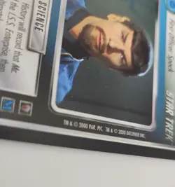 2000 Star Trek CCG 1E Mirror, Mirror 74UR - First Officer Spock Card - Image 5