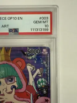 Sugar OP10-003 Leader Alt Art PSA 10 One Piece Card - Image 4
