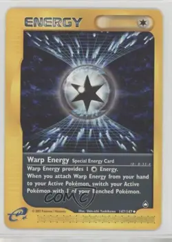 Warp Energy Pokemon e-Card Series Aquapolis #147 2002 - Image 1