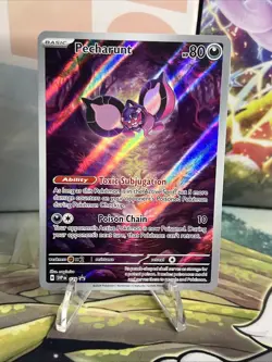 Pokemon TCG Pecharunt 129 Scarlet & Violet Promo Holo Card - Image 1