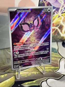 Pokemon TCG Pecharunt 129 Scarlet & Violet Promo Holo Card - Image 2