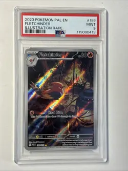 Fletchinder 199/193 Paldea Evolved Mint Pokemon Card TCG PSA 9 - Image 1