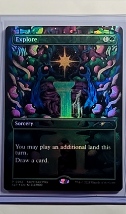 2024 MTG Magic The Gathering SLP Secret Lair Showdown Promo Foil #12 Explore - Image 1
